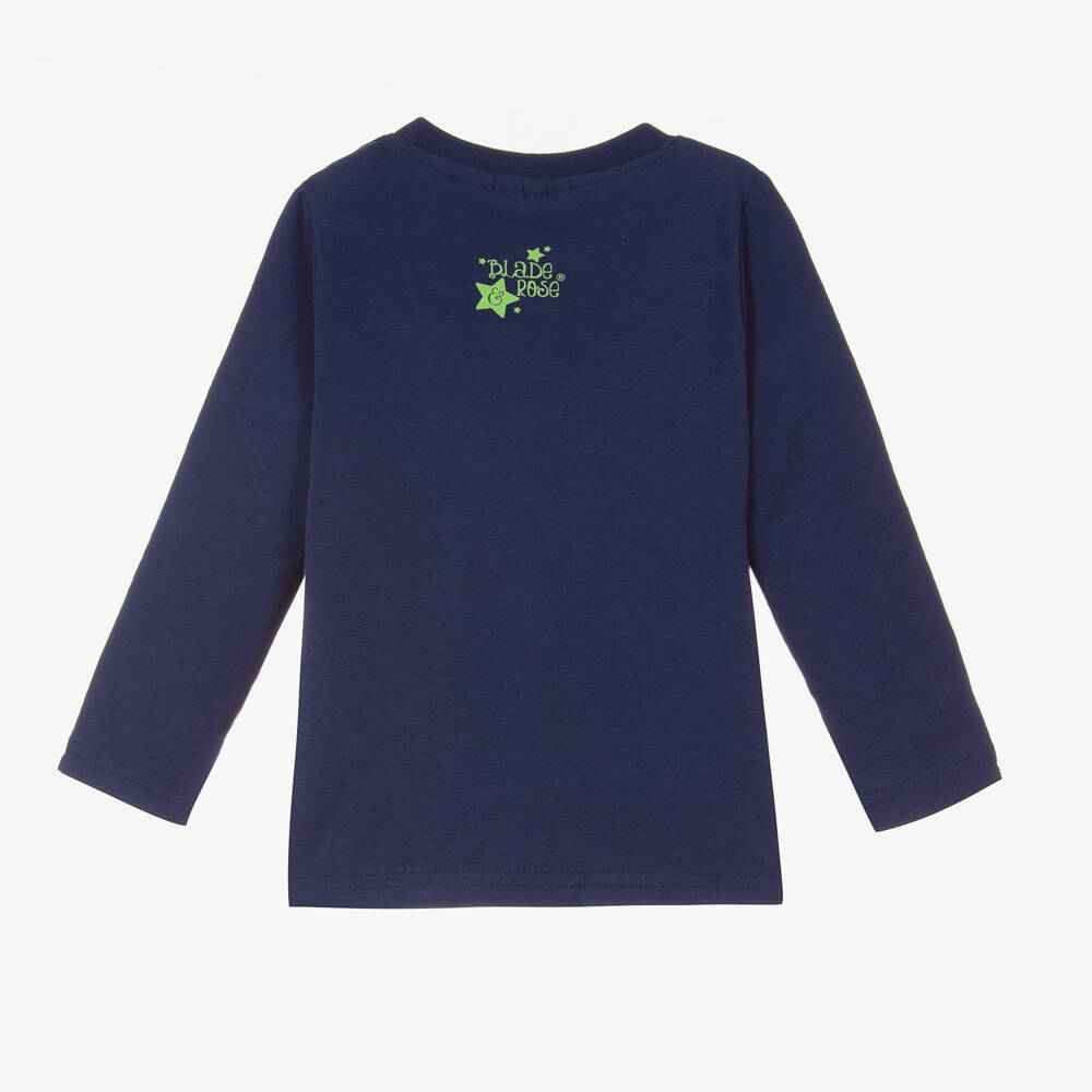 Blade & Rose-Boys Blue Dino Cotton Top | Childrensalon Outlet