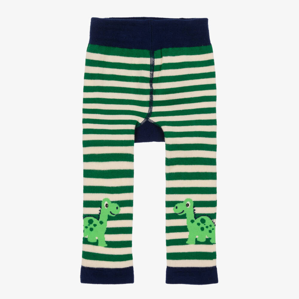 Blade & Rose-Boys Blue Dinosaur Knit Leggings | Childrensalon Outlet