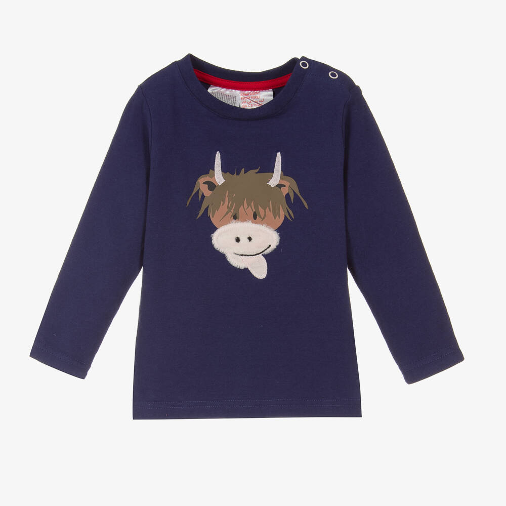 Blade & Rose-Boys Cotton Highland Cow Tee | Childrensalon Outlet
