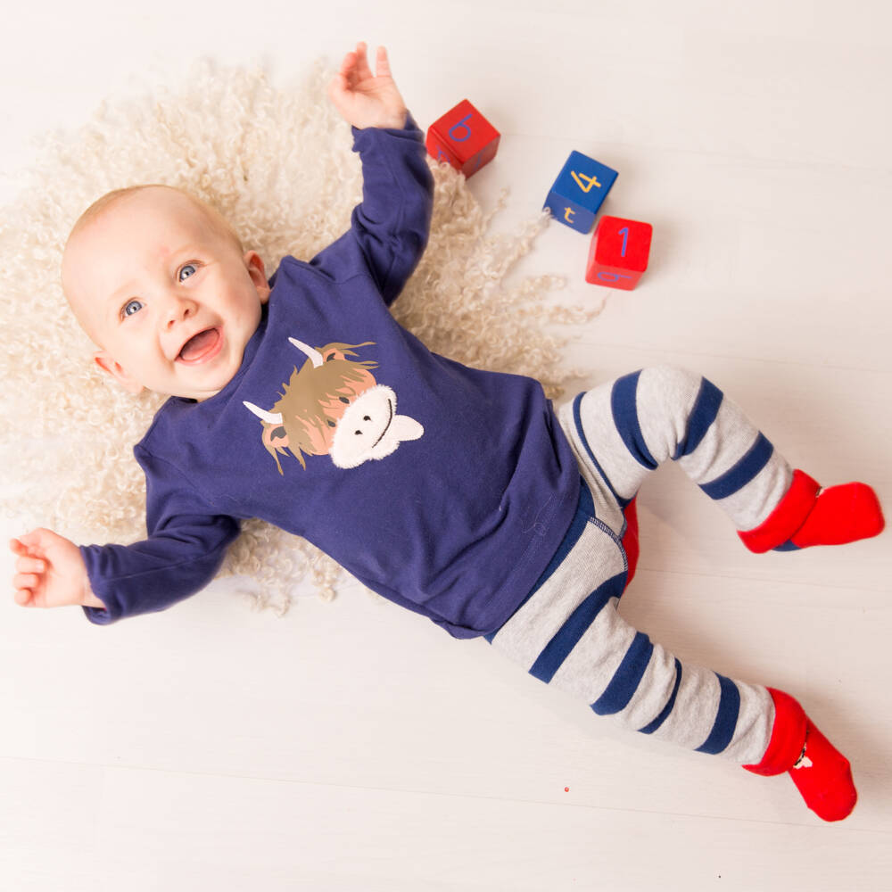 Blade & Rose-Boys Cotton Highland Cow Tee | Childrensalon Outlet