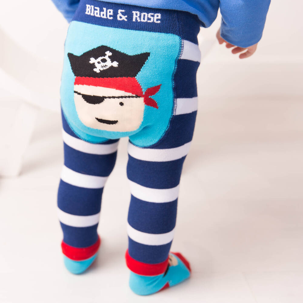 Blade & Rose-Boys Navy Pirate Adventure Leggings | Childrensalon Outlet