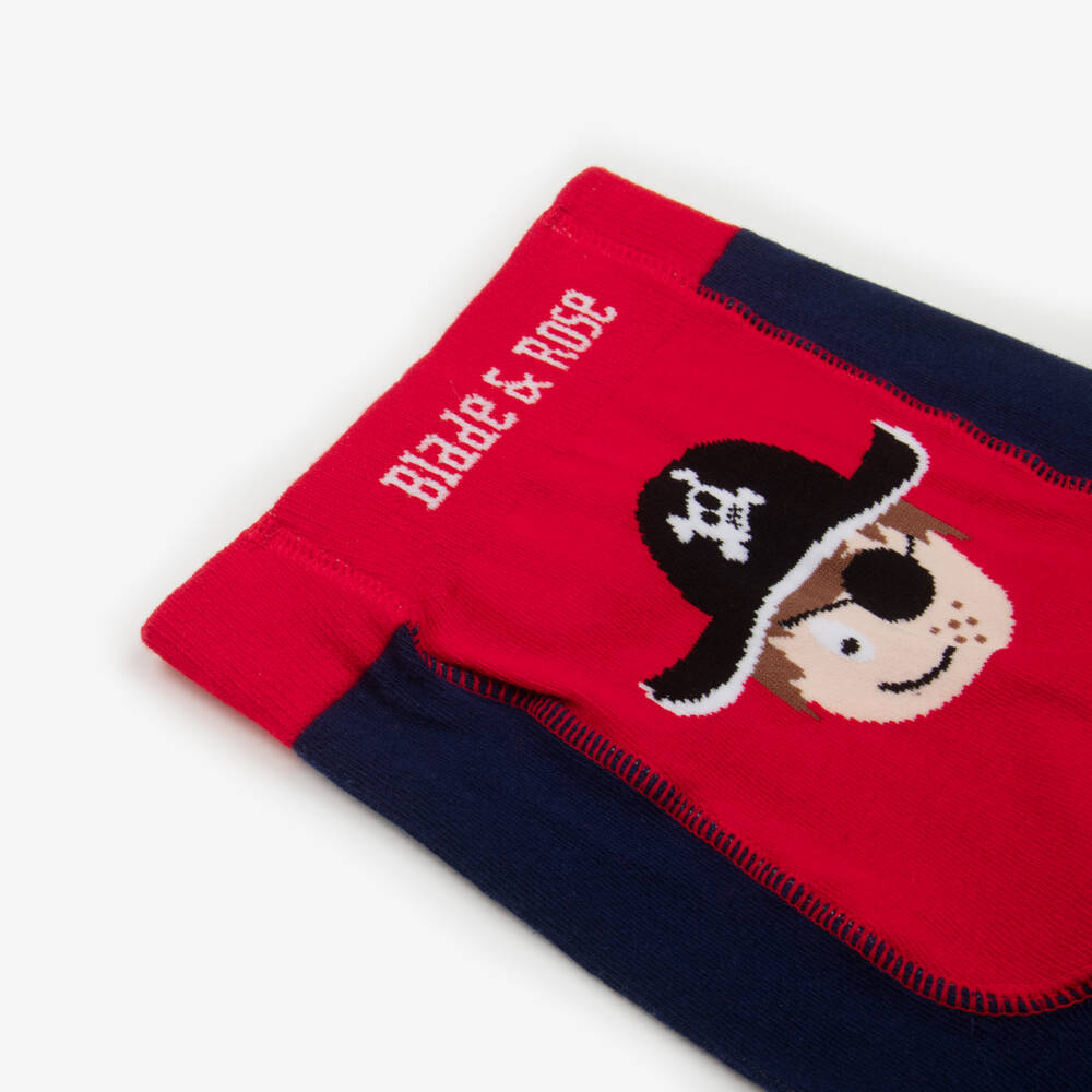 Blade & Rose-ليقنز أزرق بتصميم تيم القرصان قطن لون كحلي للمواليد | Childrensalon Outlet