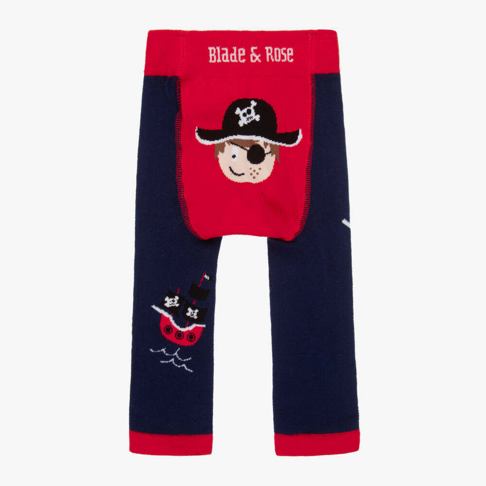 Blade & Rose-ليقنز أزرق بتصميم تيم القرصان قطن لون كحلي للمواليد | Childrensalon Outlet