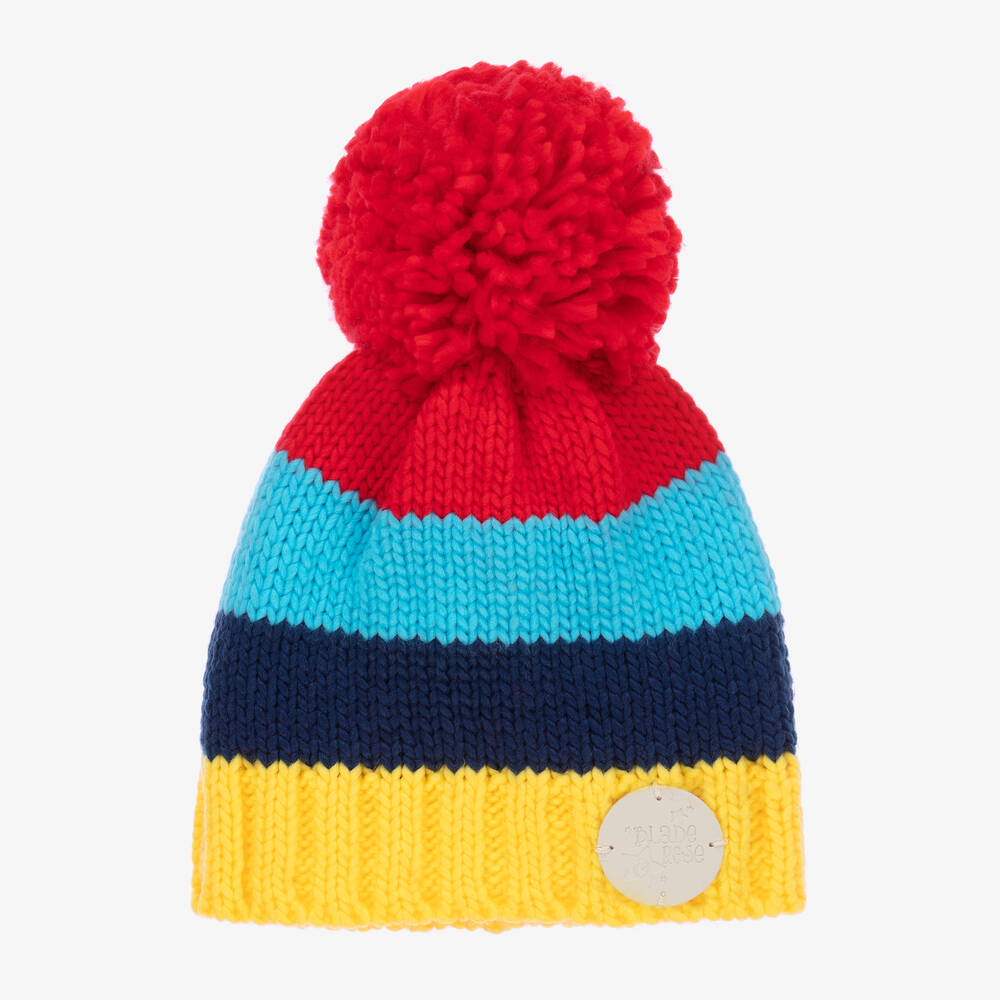 Blade & Rose-Bright Stripe Bobble Hat | Childrensalon Outlet