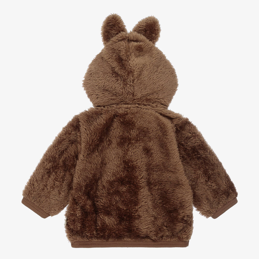 Blade & Rose-Brown Fifi The Fawn Zip-Up Hoodie | Childrensalon Outlet
