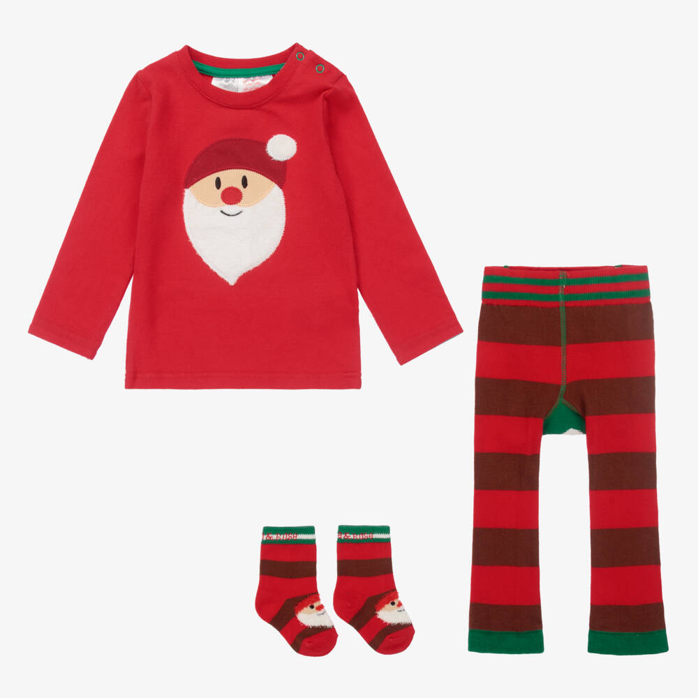 Blade & Rose-Festive Red Santa Knit Ensemble | Childrensalon Outlet
