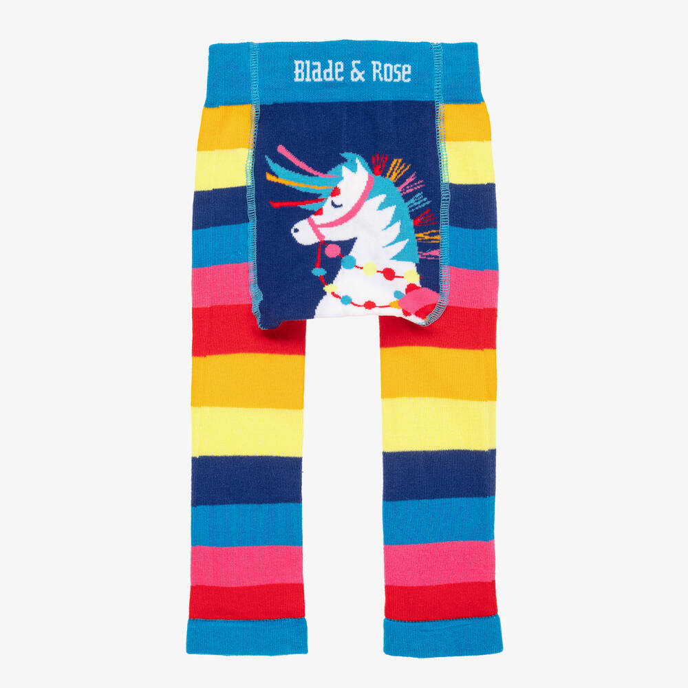 Blade & Rose - Legging bleu Cheval Fille | Childrensalon