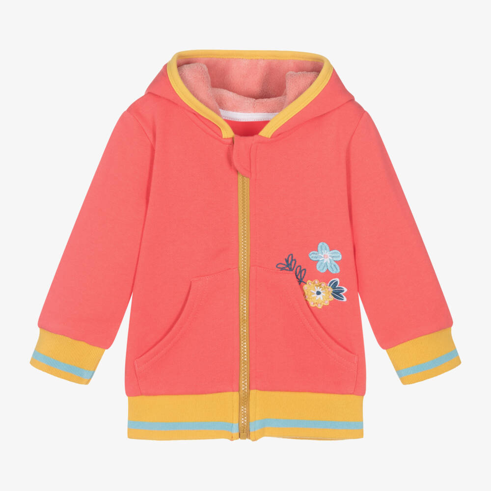 Blade & Rose-Girls Coral Floral Horse Hoodie | Childrensalon Outlet