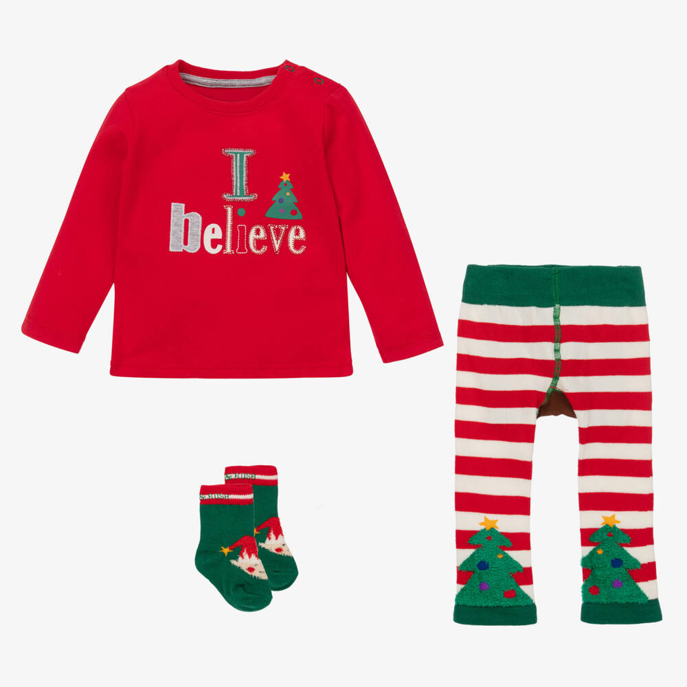 Blade & Rose-Girls Jolly Red Leggings Set | Childrensalon Outlet