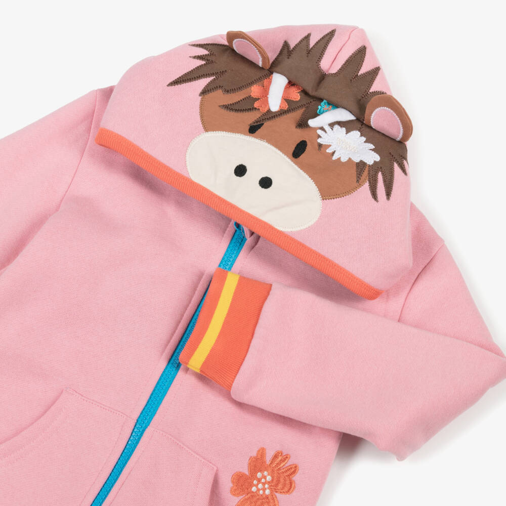 Blade & Rose-هودي وردي للبنات بأذنين | Childrensalon Outlet