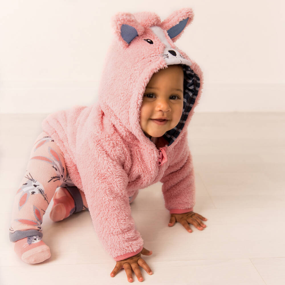 Blade & Rose-توب بسحاب شطل أرنب لون زهري للبنات | Childrensalon Outlet