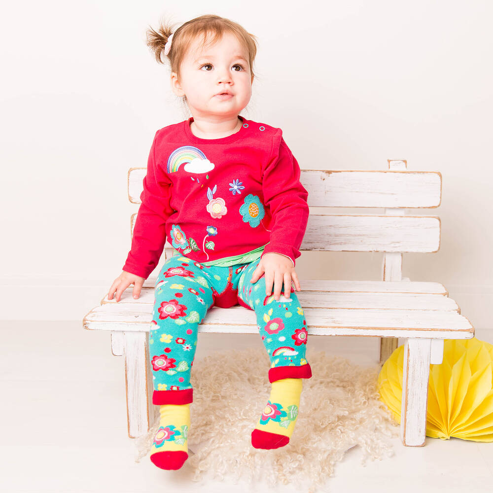 Blade & Rose-Розовый хлопковый топ с цветами | Childrensalon Outlet