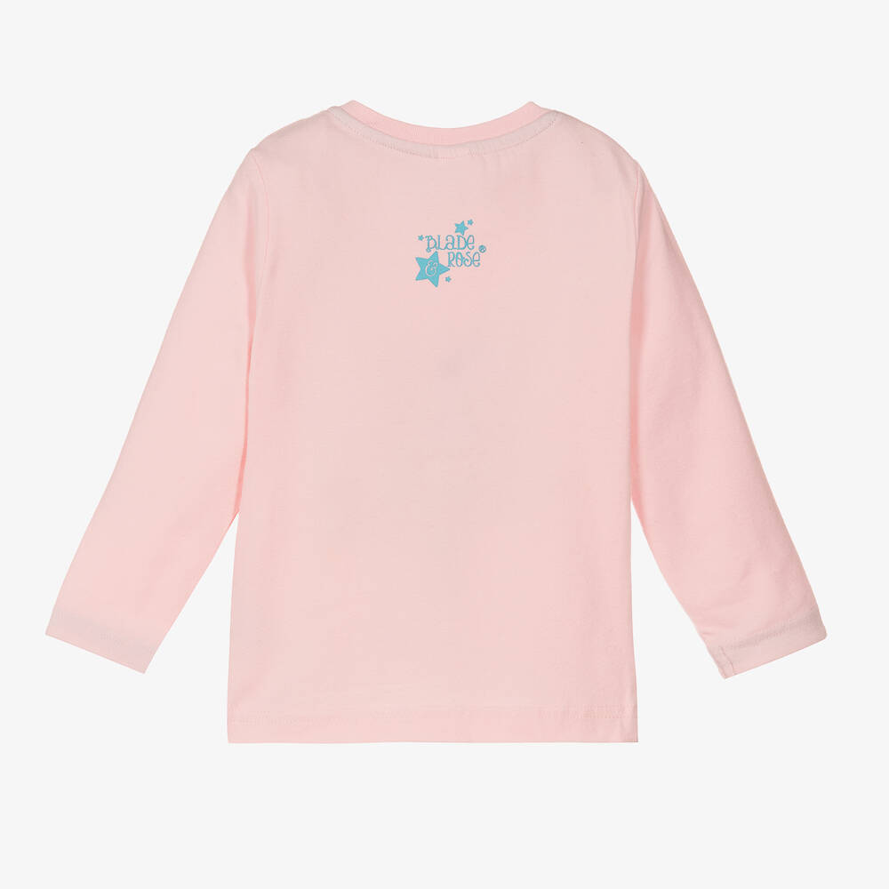 Blade & Rose-Розовый хлопковый топ с единорогом | Childrensalon Outlet