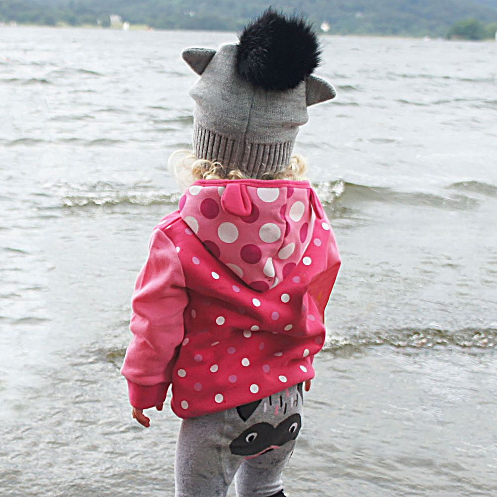 Blade \u0026 Rose - Girls Pink Cotton Zip-Up 