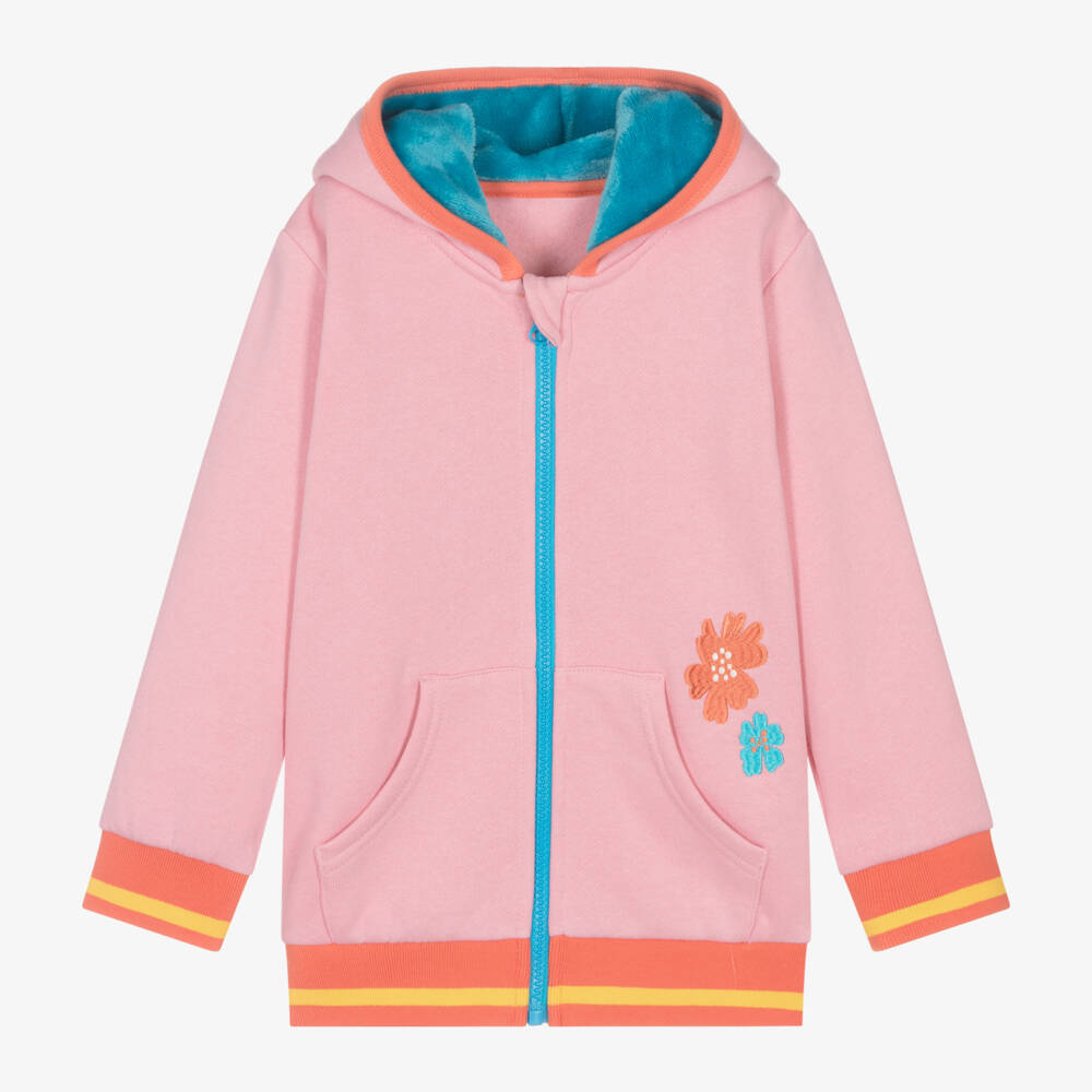 Blade & Rose-Girls Pink Cow Hoodie with Ears | Childrensalon Outlet