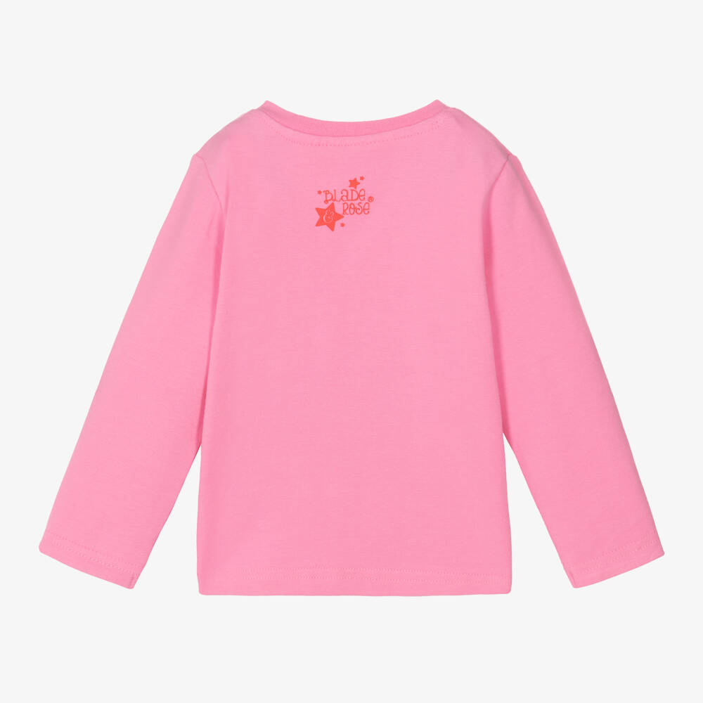 Blade & Rose-Girls Pink Dino Cotton Tee | Childrensalon Outlet