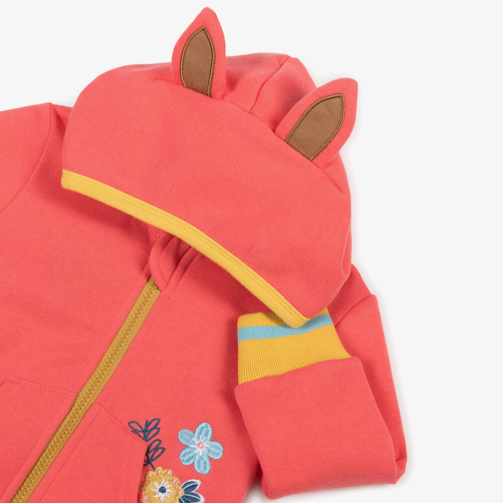 Blade & Rose-Girls Pink Floral Horse Hoodie | Childrensalon Outlet