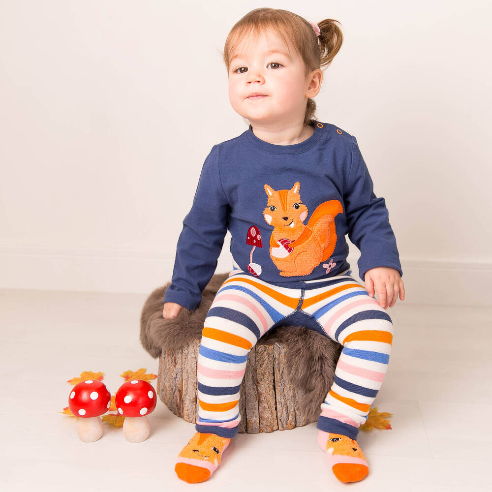 Blade & Rose-Girls Pink Mia The Squirrel Socks | Childrensalon Outlet