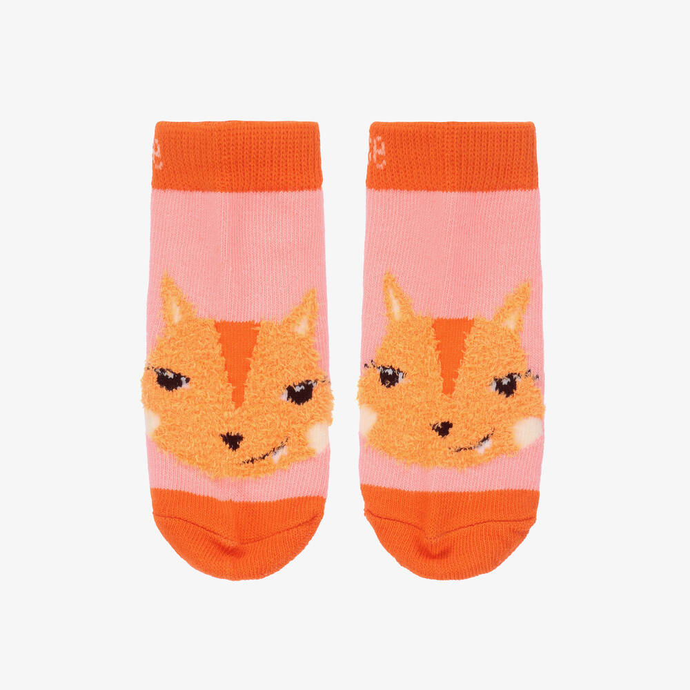 Blade & Rose - Girls Pink Mia The Squirrel Socks | Childrensalon