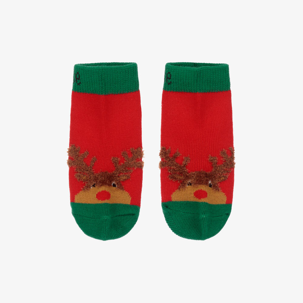 Blade & Rose-Grey & Red Festive Leggings Set | Childrensalon Outlet