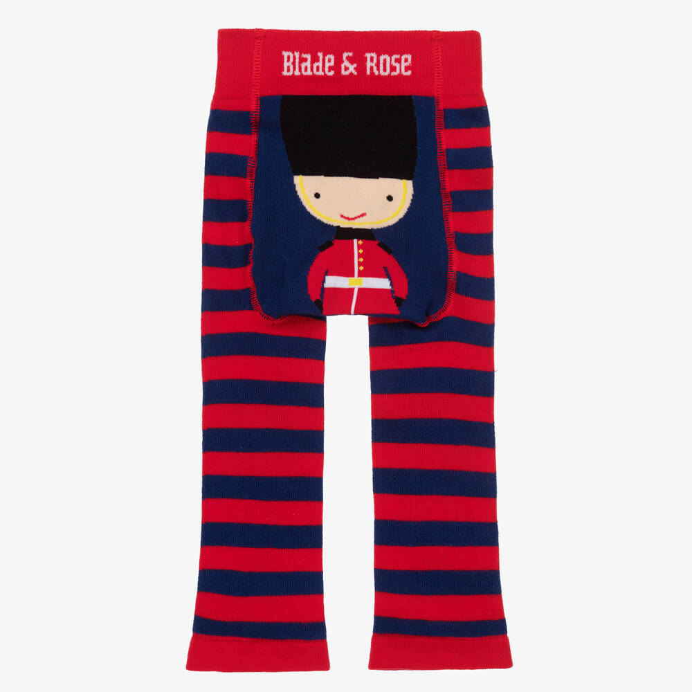 Blade & Rose-Красные легинсы в синюю полоску с гвардейцами | Childrensalon Outlet