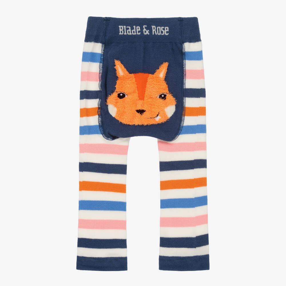 Blade & Rose-Striped Mia The Squirrel Leggings | Childrensalon Outlet