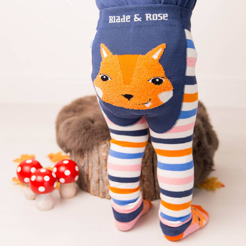 Blade & Rose-Striped Mia The Squirrel Leggings | Childrensalon Outlet