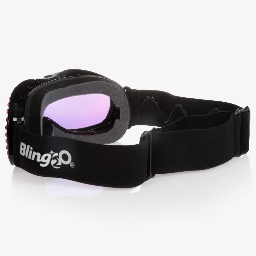 Bling2o-Black & Pink Ski Goggles | Childrensalon Outlet