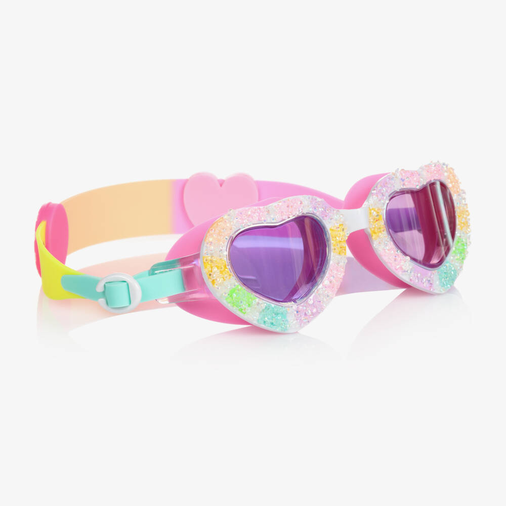 Bling2o-Girls Pastel Heart Swim Goggles | Childrensalon Outlet