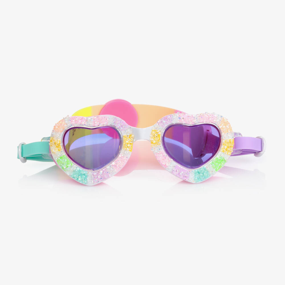 Bling2o-Girls Pastel Heart Swim Goggles | Childrensalon Outlet