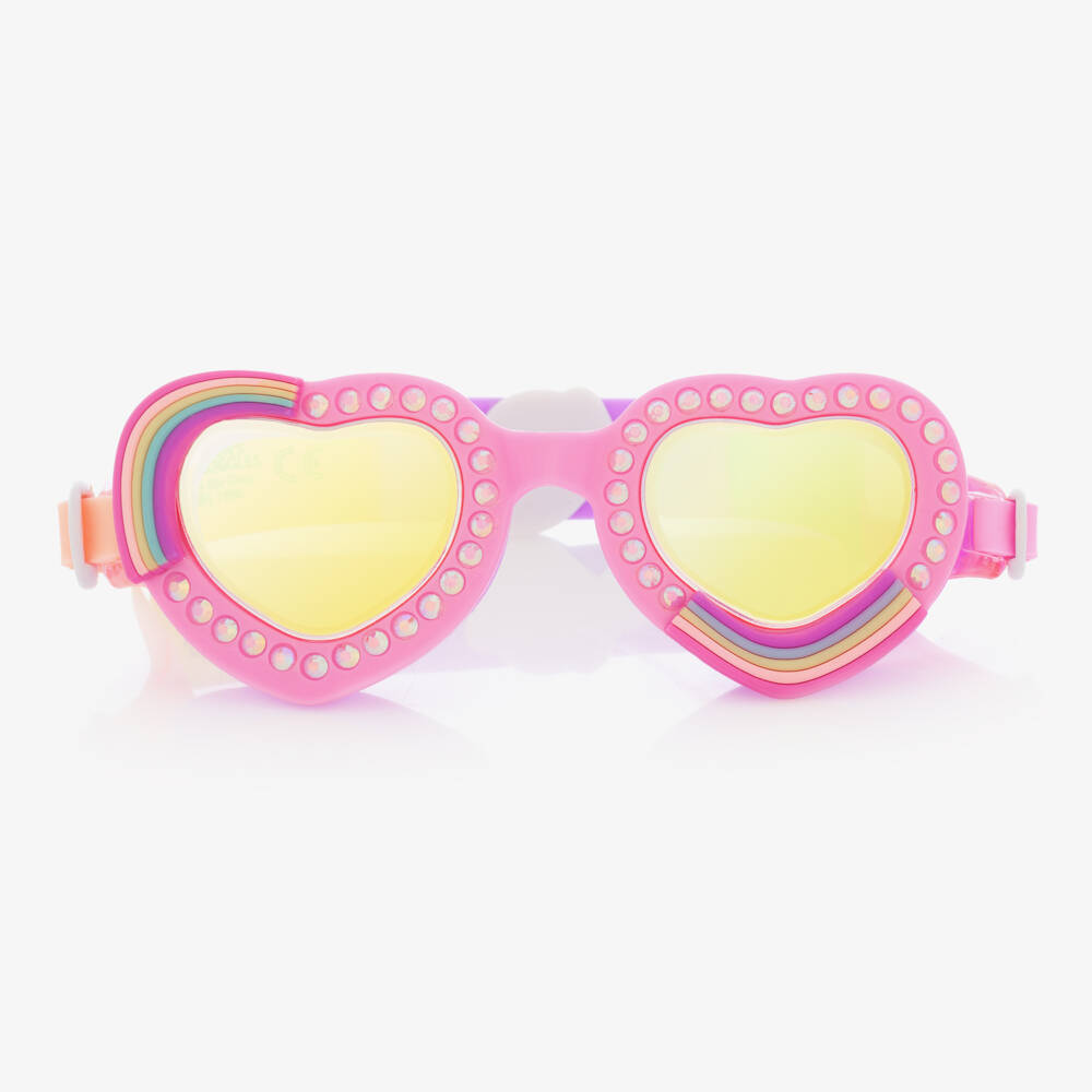 Bling2o-Girls' Pink Heart Pool Goggles | Childrensalon Outlet