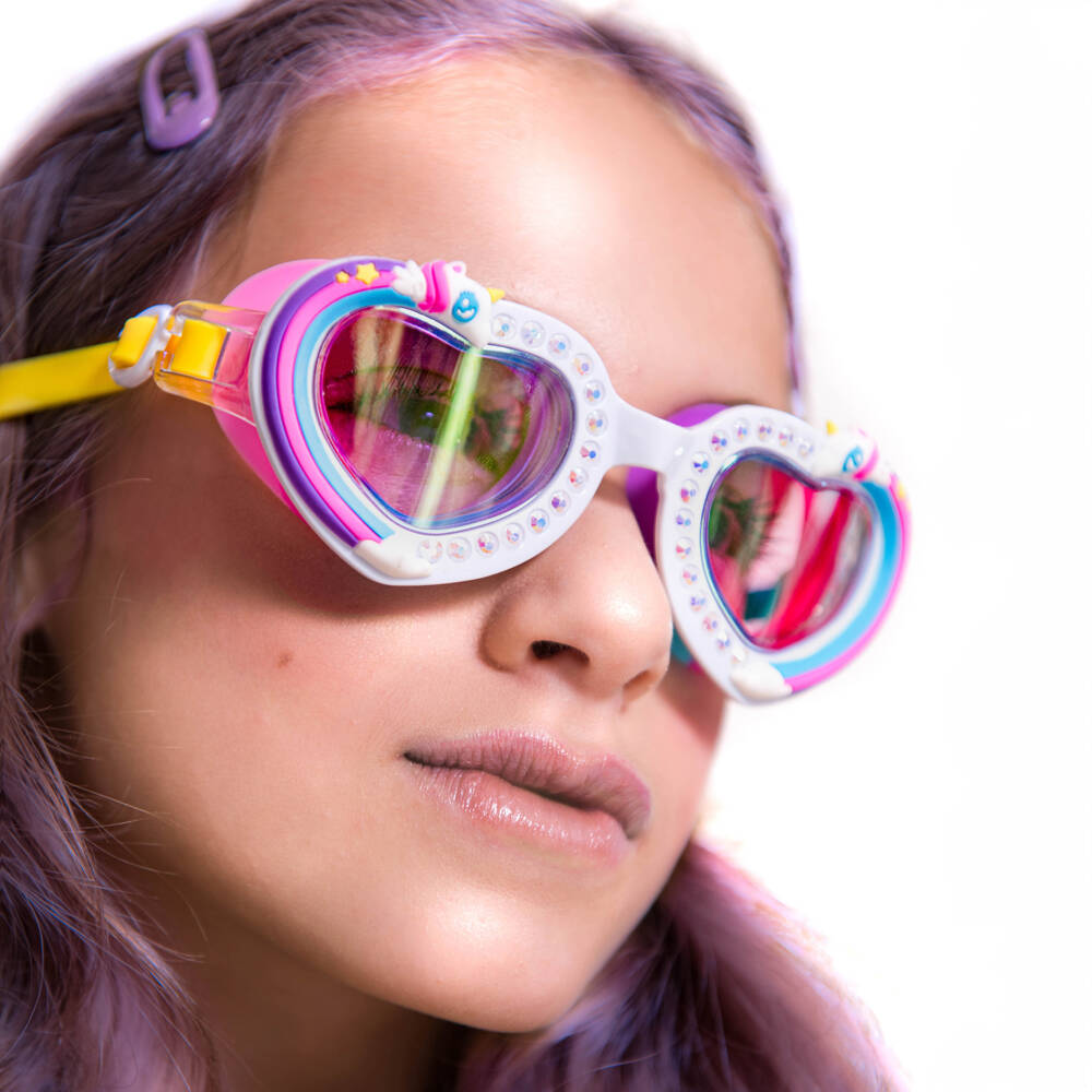 Bling2o-Girls Pink Unicorn Swim Goggles | Childrensalon Outlet