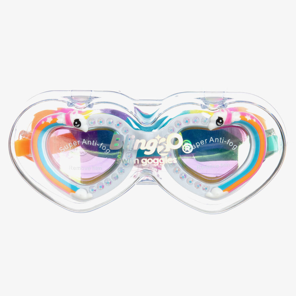 Bling2o-Girls Pink Unicorn Swim Goggles | Childrensalon Outlet