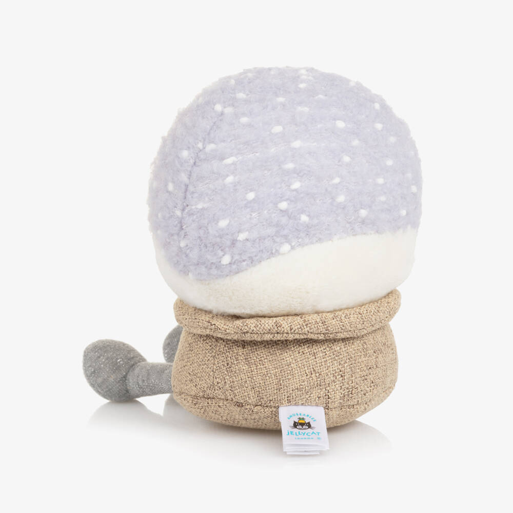Jellycat-Blue & Brown Amuseables Snow Globe Soft Toy (15cm) | Childrensalon Outlet