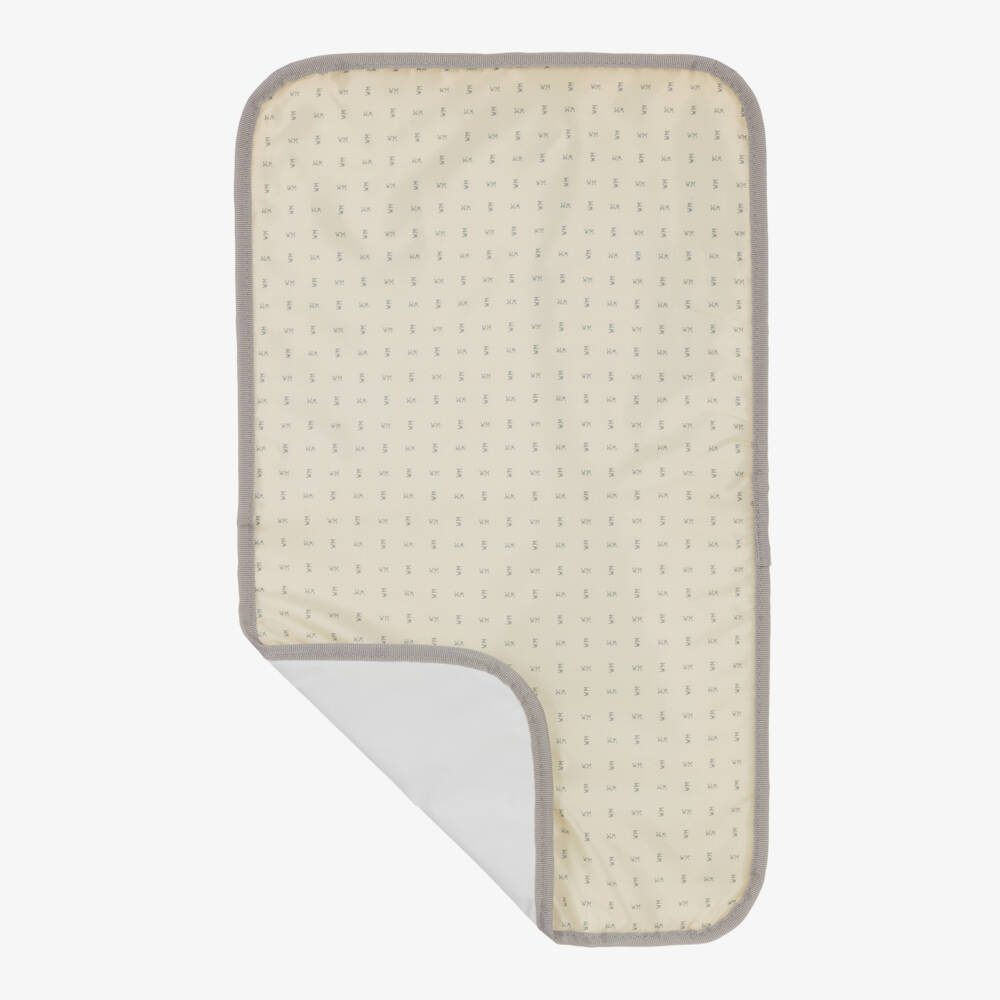 Pasito a Pasito-Blue Cotton Animal Print Changing Bag (40cm) | Childrensalon Outlet