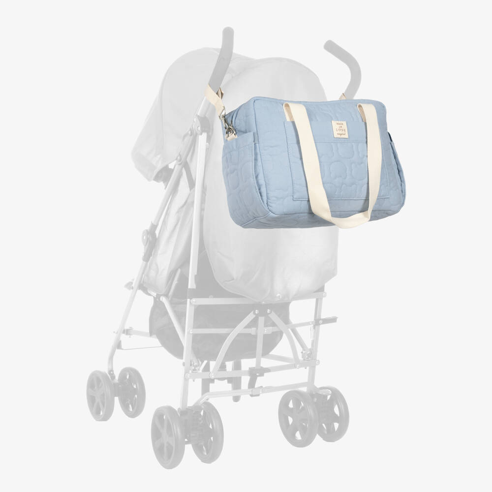 Mayoral-Blue Cotton Changing Bag (37cm) | Childrensalon Outlet