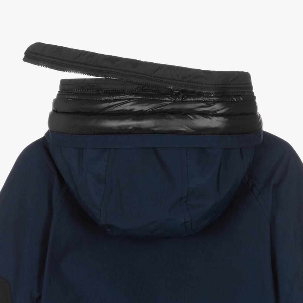 Canada Goose-Blue Down Padded Chilliwack Bomber Jacket | Childrensalon Outlet