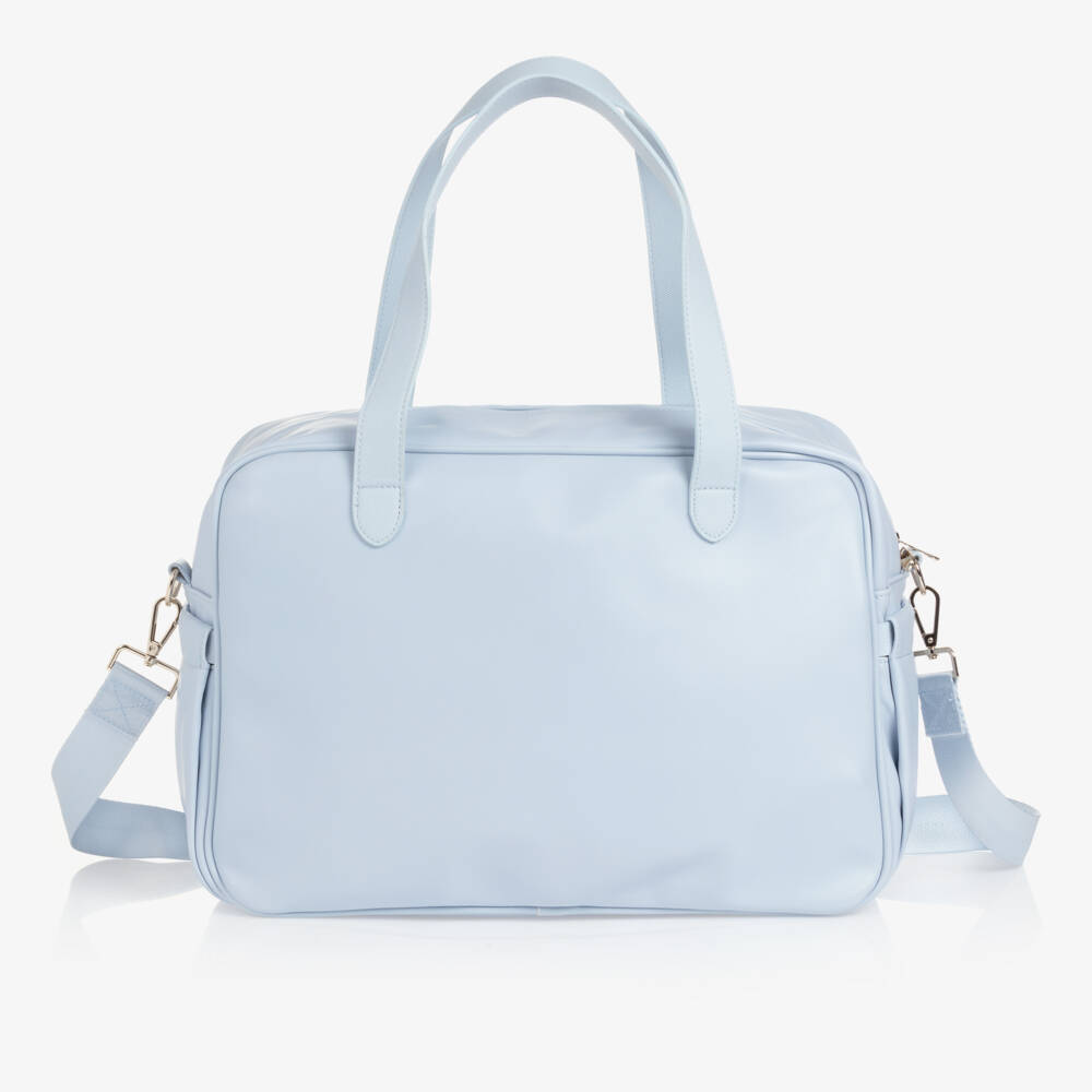 Mayoral-Blue Faux Leather Changing Bag (40cm) | Childrensalon Outlet