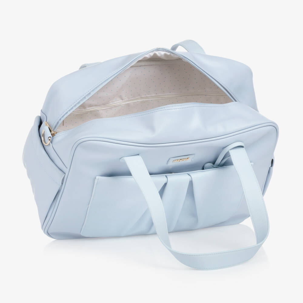 Mayoral-Blue Faux Leather Changing Bag (40cm) | Childrensalon Outlet
