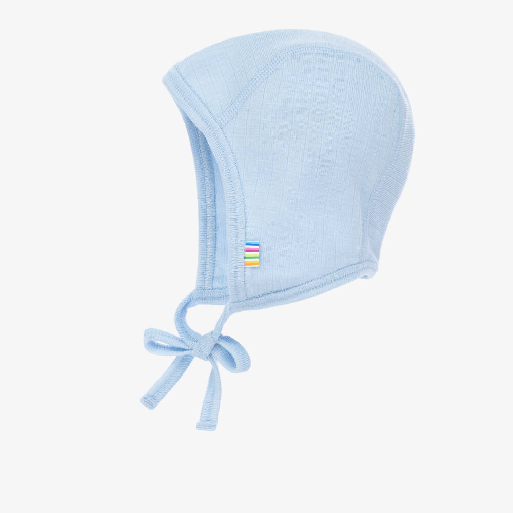 Joha-Blue Merino Wool Bonnet | Childrensalon Outlet