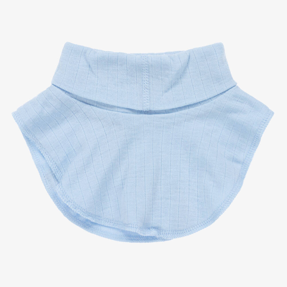 Joha-Blue Merino Wool Neck Warmer | Childrensalon Outlet