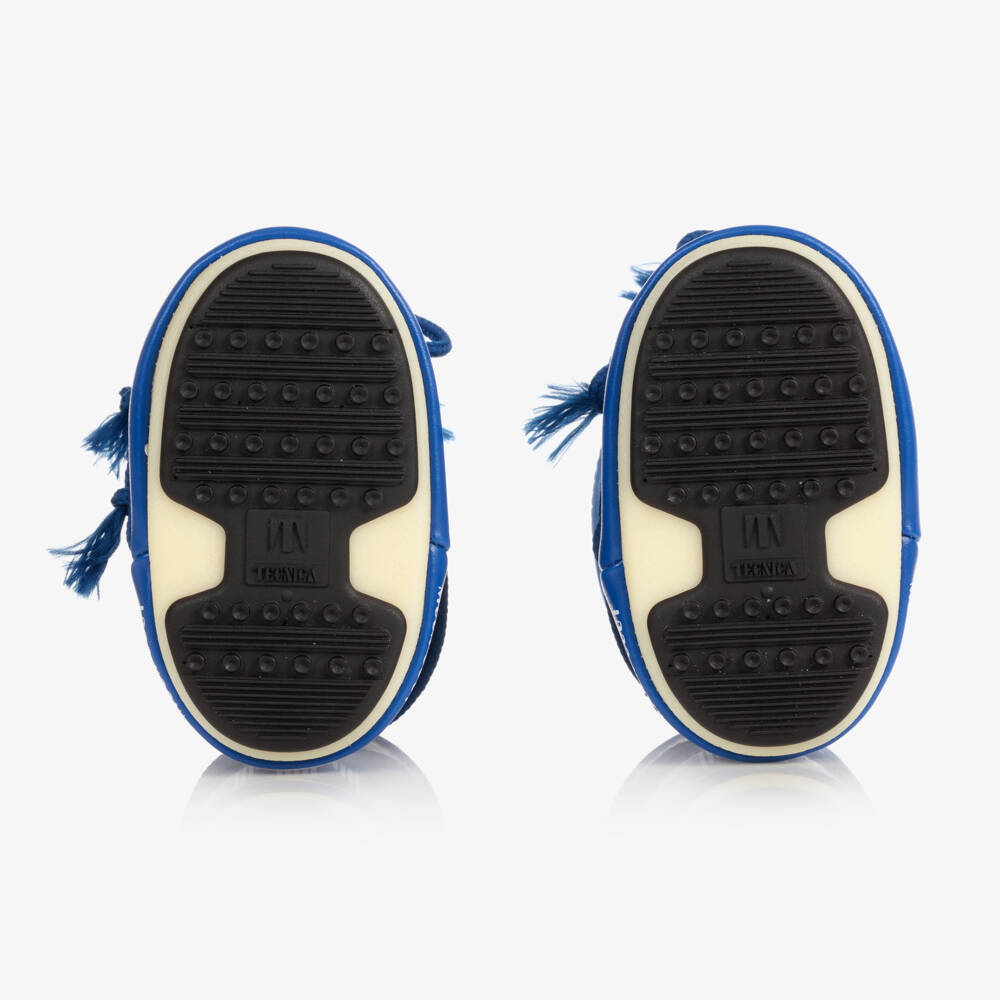 Moon Boot-Blue Mini Nylon Snow Boots | Childrensalon Outlet