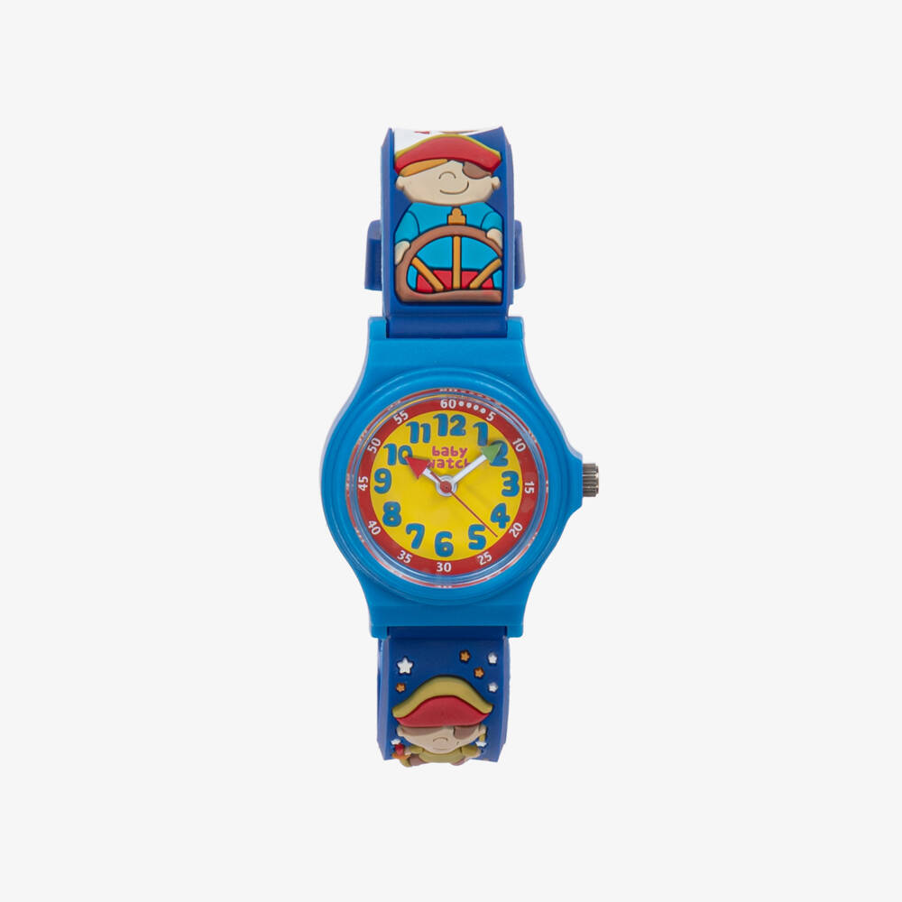 Baby Watch, Paris-Blue Pirate Analogue Watch | Childrensalon Outlet