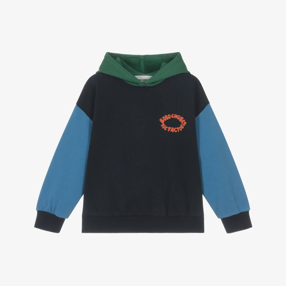 Bobo Choses-Худи из органического хлопка синего цвета | Childrensalon Outlet
