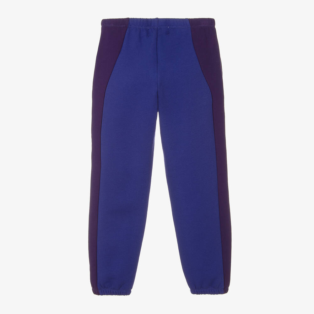 Bobo Choses-Blue Cotton Colourblock Joggers | Childrensalon Outlet