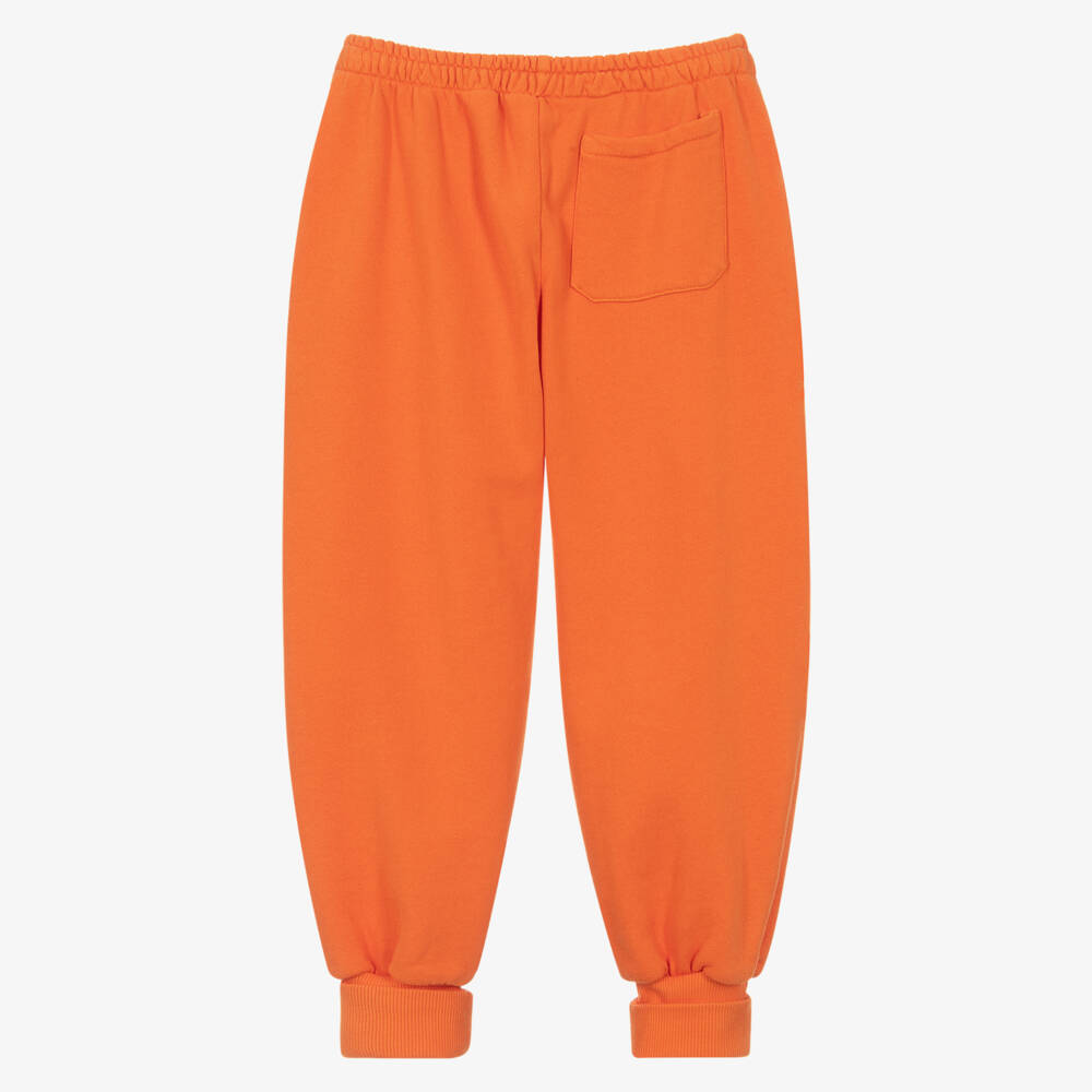Bobo Choses-Boys Bright Tangerine Cotton Pants | Childrensalon Outlet