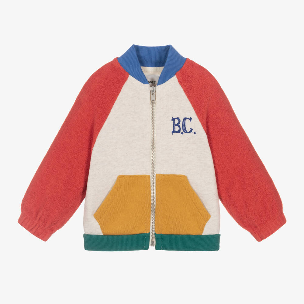 Bobo Choses-Boys Colourblock Zip-Up Jacket | Childrensalon Outlet