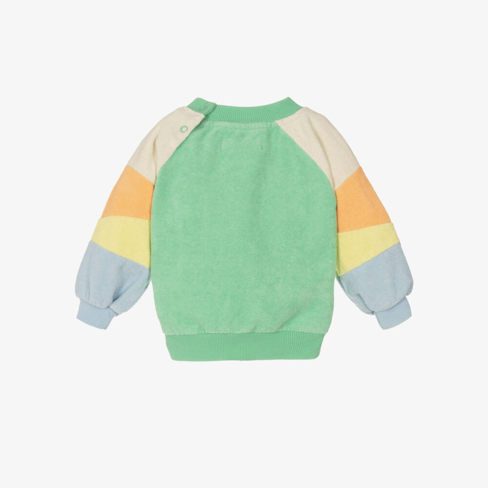 Bobo Choses-Boys Cozy Emerald Towelling Top | Childrensalon Outlet