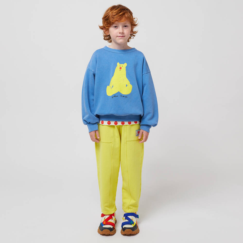 Bobo Choses-Boys Eco-Friendly Bear Pullover | Childrensalon Outlet