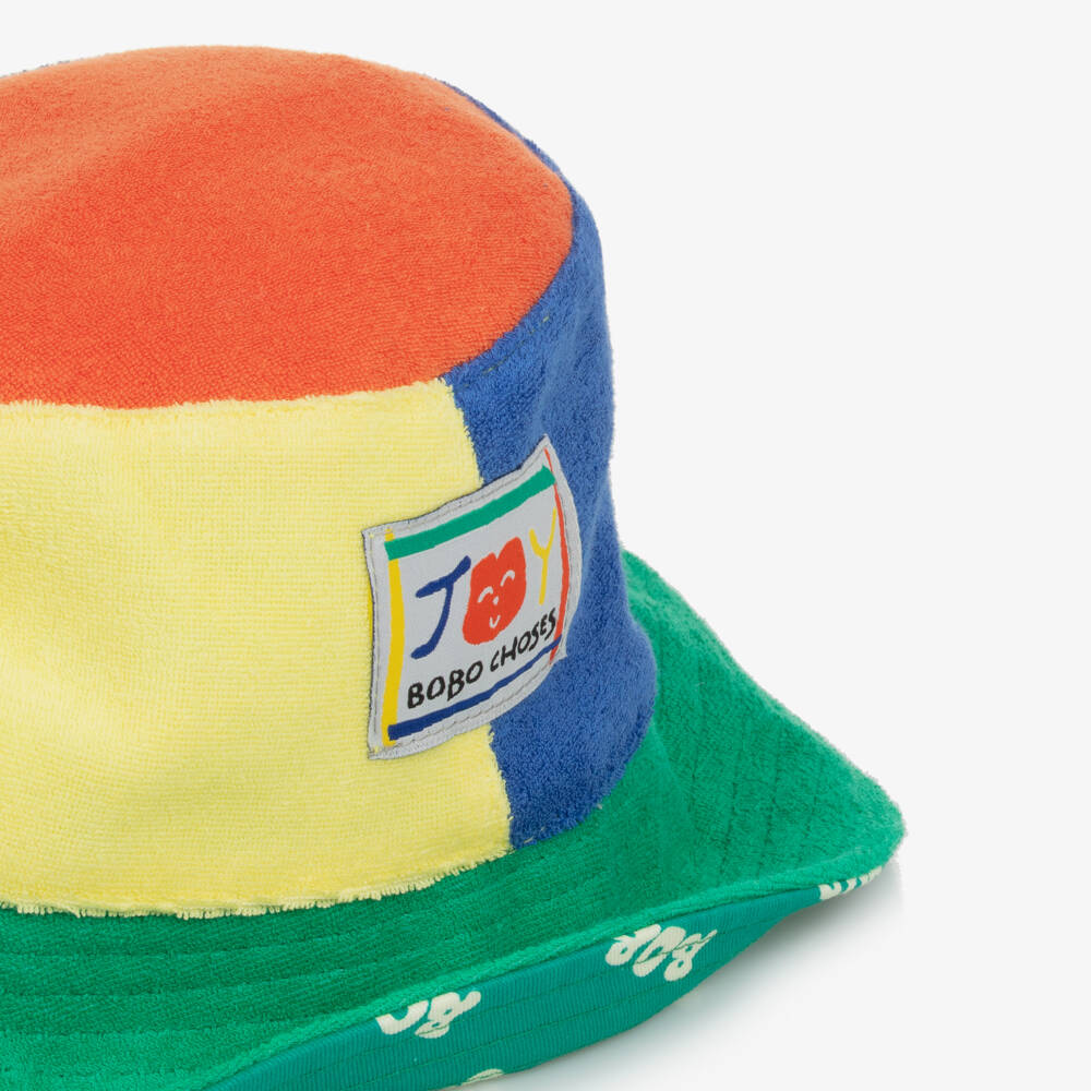 Bobo Choses-Boys Emerald Dual-Sided Playful Bucket Hat | Childrensalon Outlet